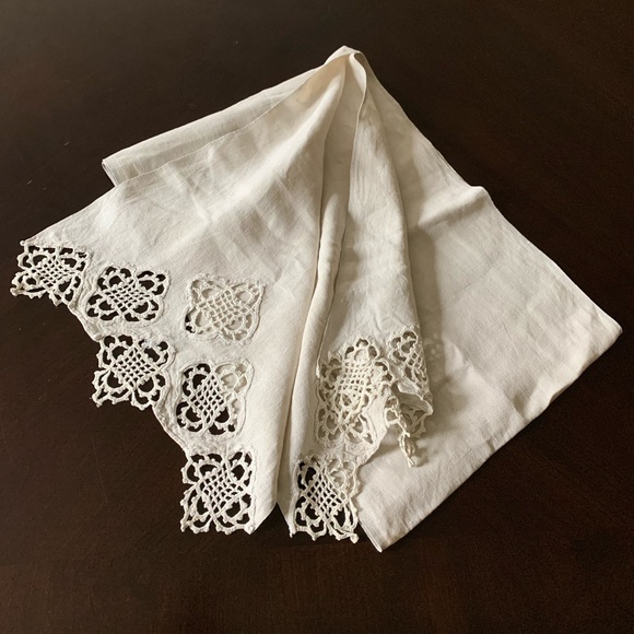 Linen table runner vintage - Picture 3 of 3